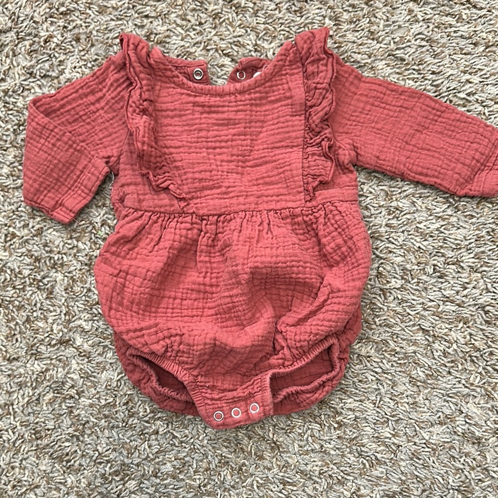 Adorable Ruffled Baby Romper